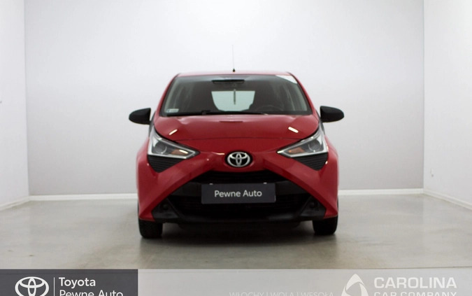 Toyota Aygo cena 41000 przebieg: 90158, rok produkcji 2019 z Wronki małe 79